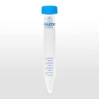 康宁352096 Falcon® 15 mL高透明度PP离心管，锥形底，带圆顶密封螺旋盖，无菌，50/袋，500/箱