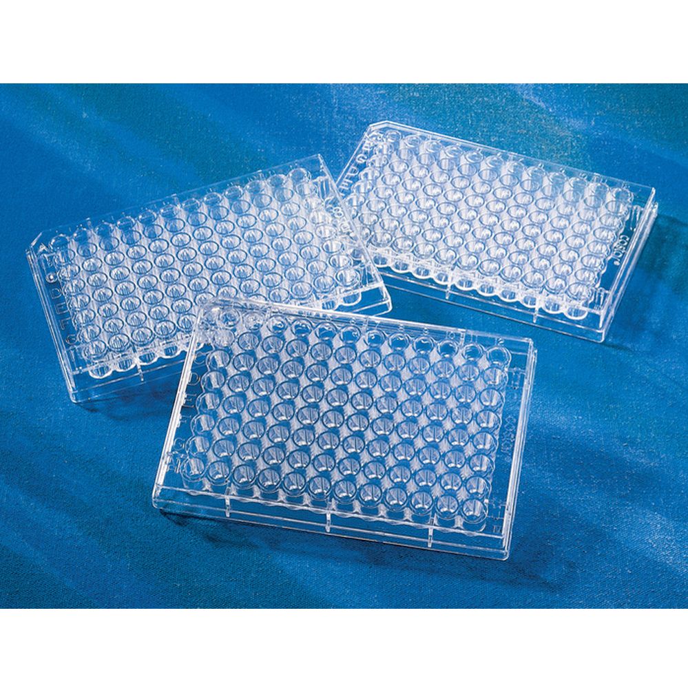康宁 7007 Corning® 96孔透明圆底超低吸附微孔板,独立包装,带盖,无菌