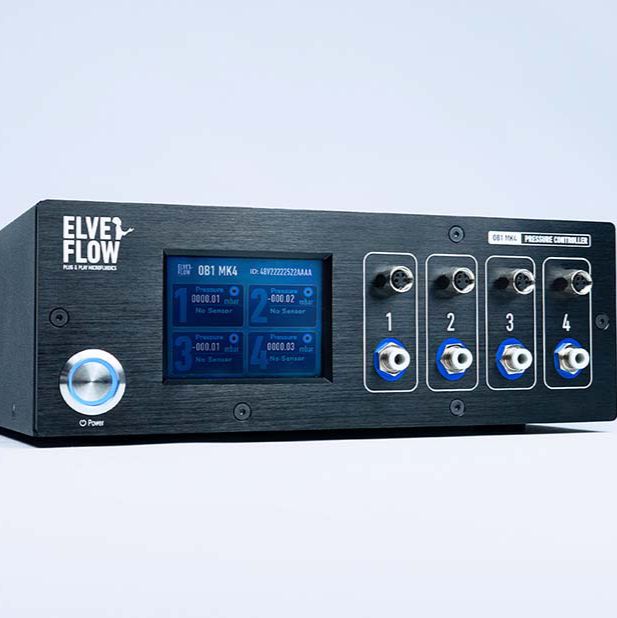 点成Elveflow:OB1微流体流量和压力控制器
