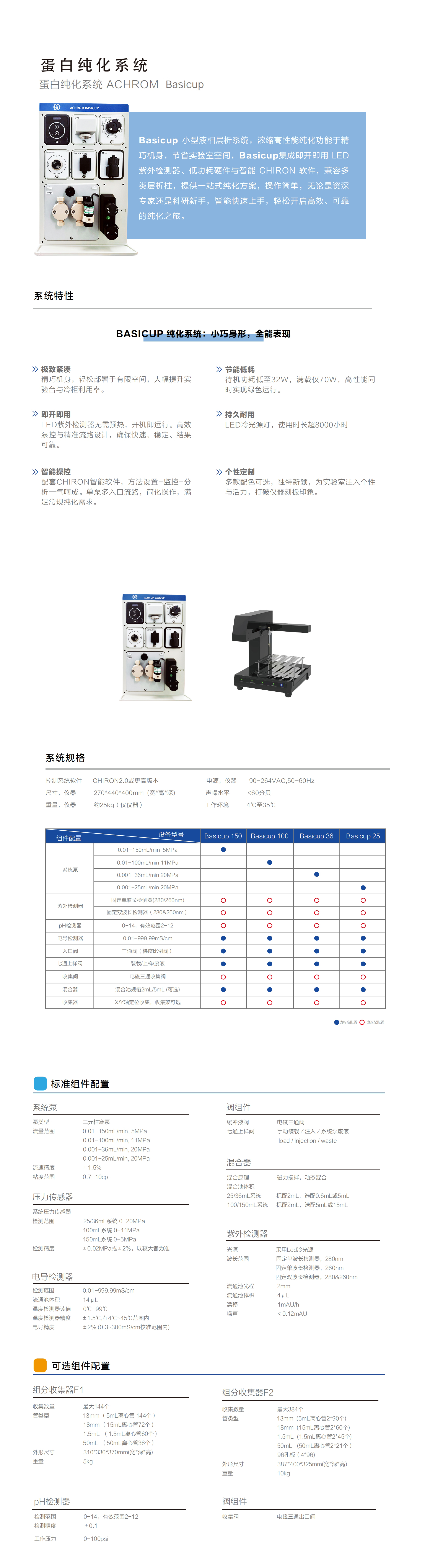ACHROM Basicup蛋白纯化系统