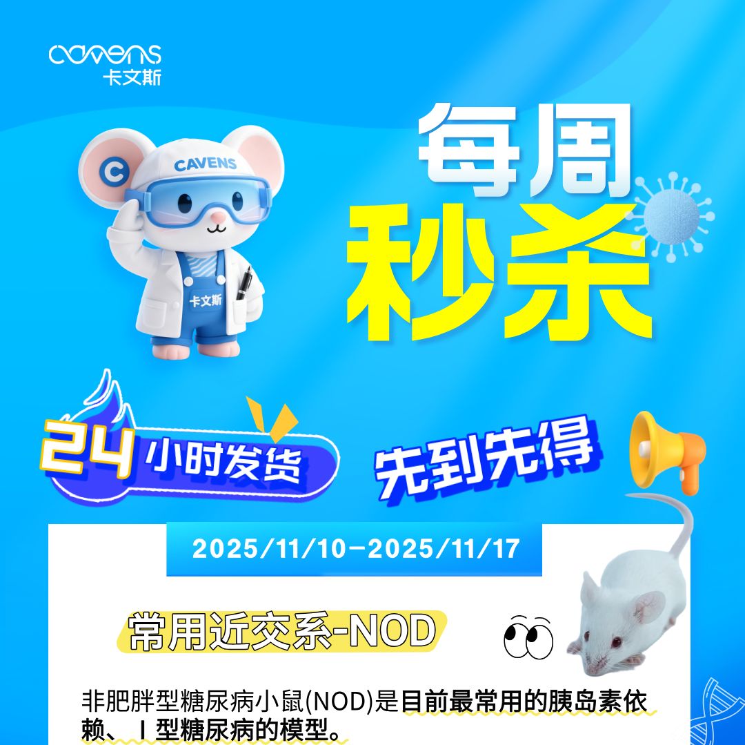 NOD小鼠每周秒杀