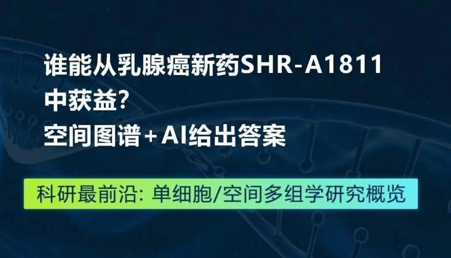 Cancer Cell丨谁能从乳腺癌新药SHR-A1811中获益？空间图谱+AI给出答案