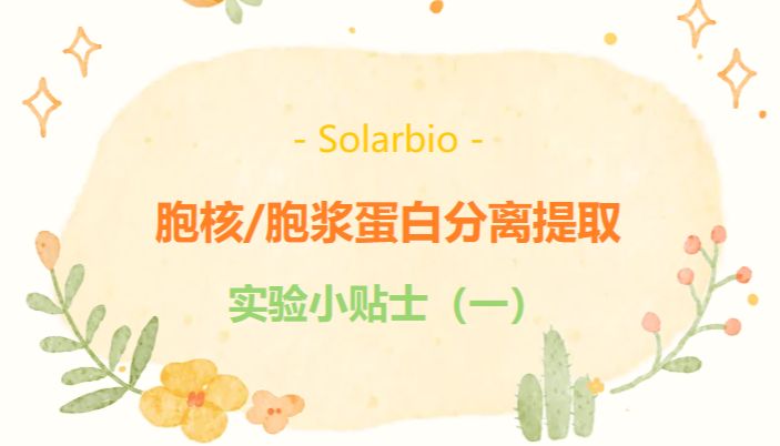 胞核/胞浆蛋白分离提取实验小贴士（一）