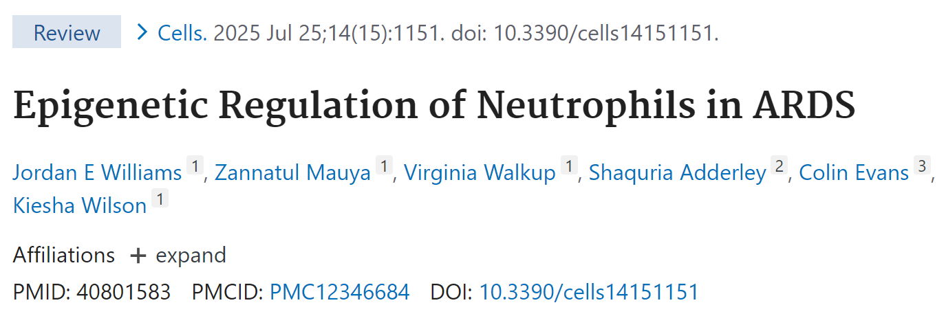 表观遗传视角下 ARDS 中性粒细胞功能调控：科研机制与转化价值探析