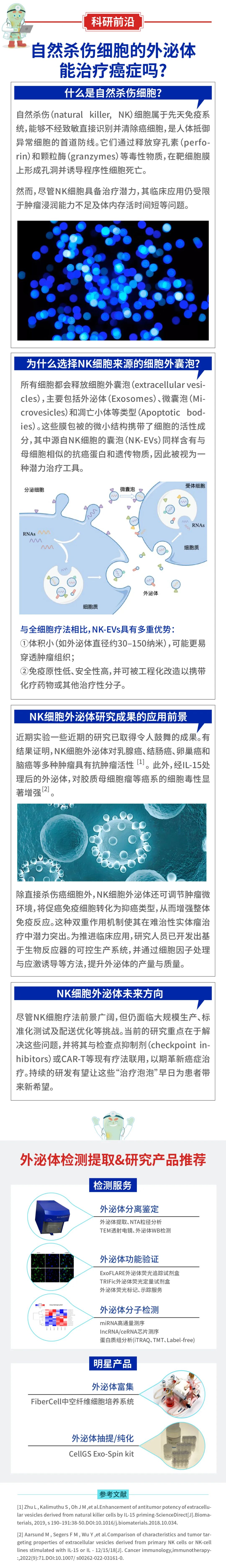 【科研前沿】自然杀伤细胞的外泌体能治疗癌症吗?