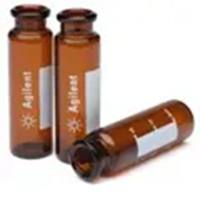 5190-2286安捷伦20ml顶空钳口玻璃样品瓶琥珀平底刻度标志书写签