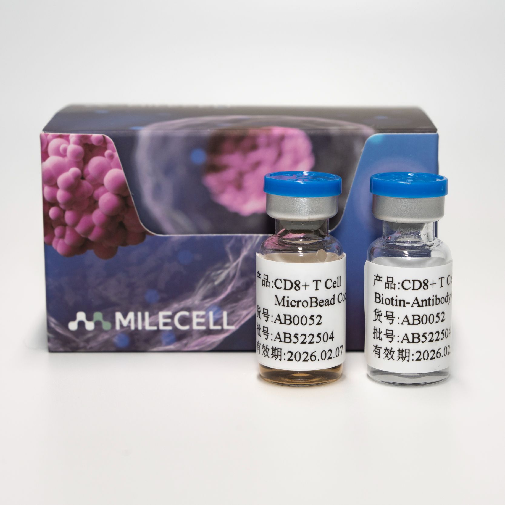 Milecell MagSep™ CD8+ T细胞阴选试剂盒