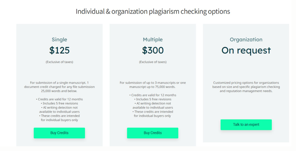 iThenticate查重多少钱？