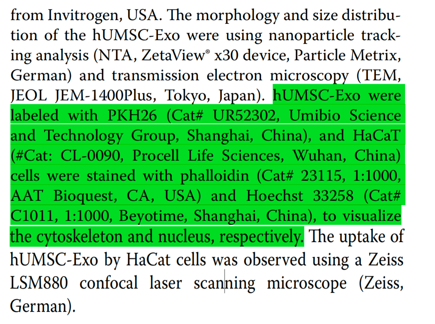 IF=12.6 | Umibio外泌体红色荧光标记染料助力客户紫外线诱导的皮肤损伤研究!