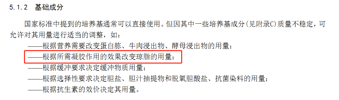 琼脂的软硬度对培养基性能的影响