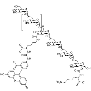 FITC-Dextran结构式示意图
