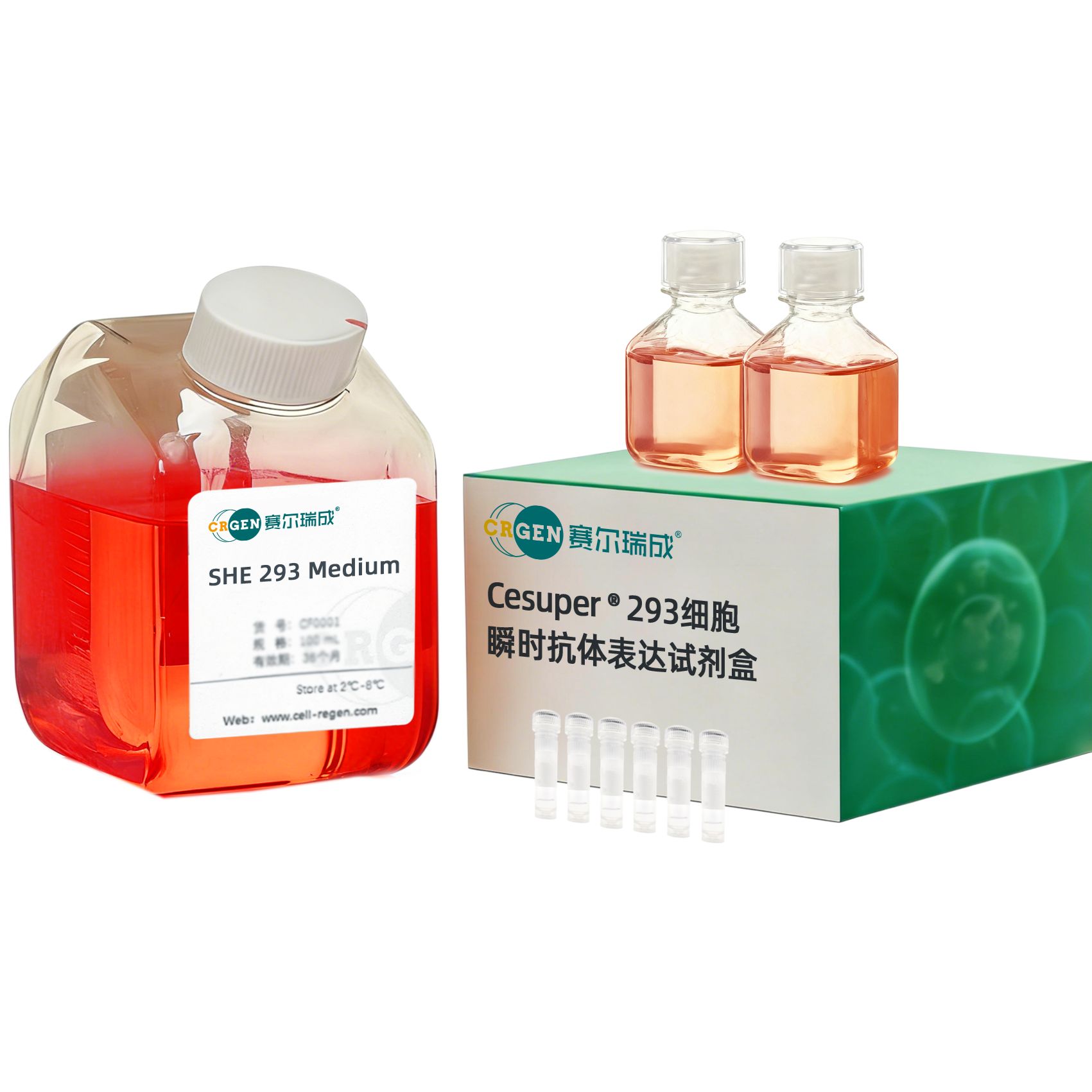 Cesuper®293悬浮细胞瞬时蛋白/抗体表达试剂盒