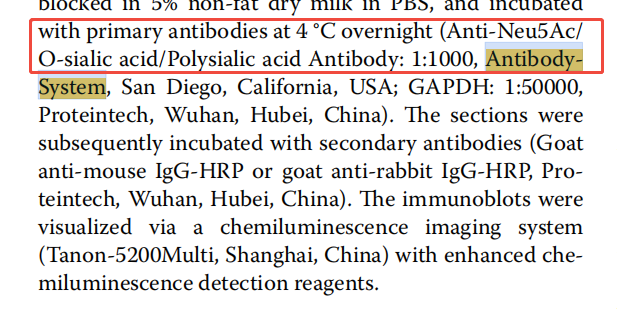 Anti-Neu5Ac/O-sialic acid/Poly