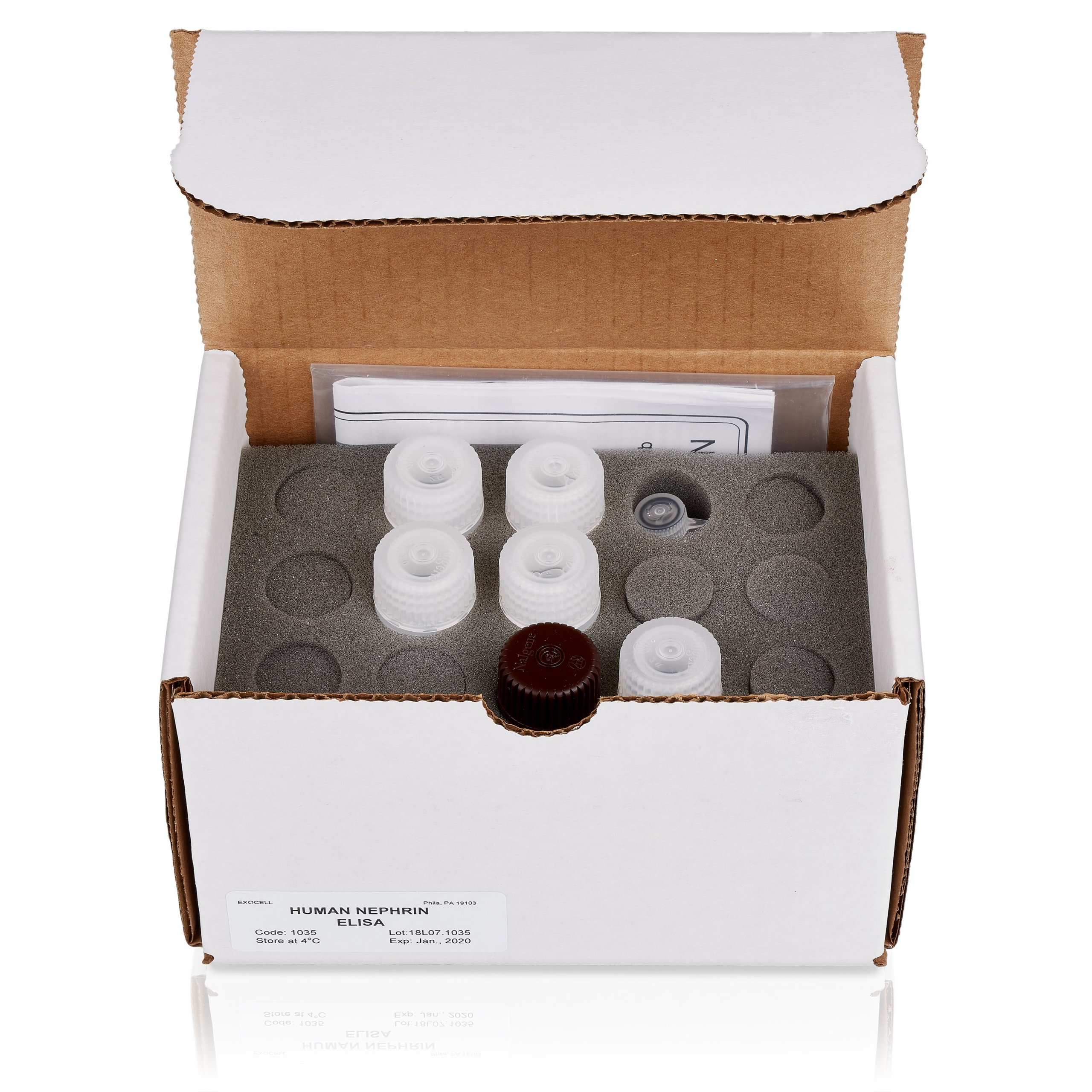 人Nephrin ELISA检测试剂盒包装