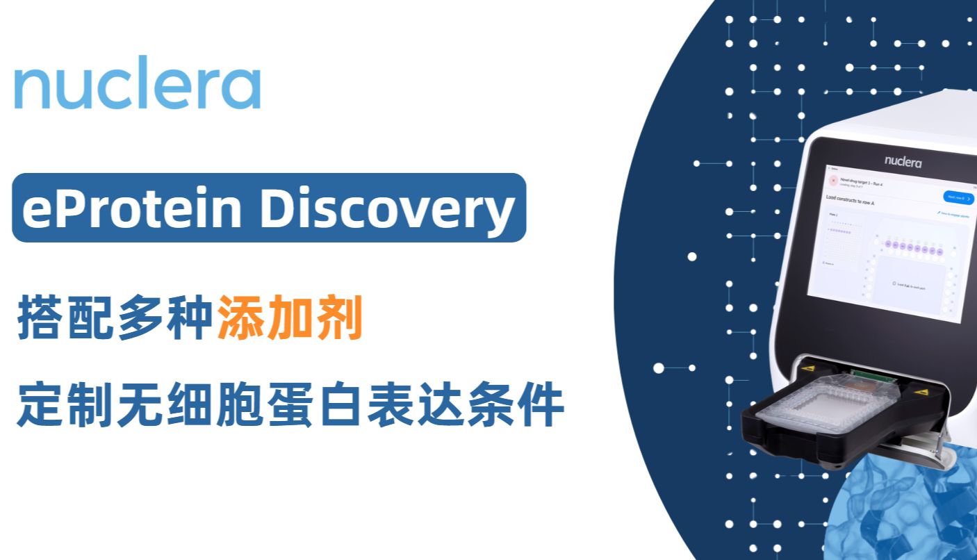 eProtein Discovery系统搭配多种添加剂定制无细胞蛋白表达条件以获得活性蛋白质