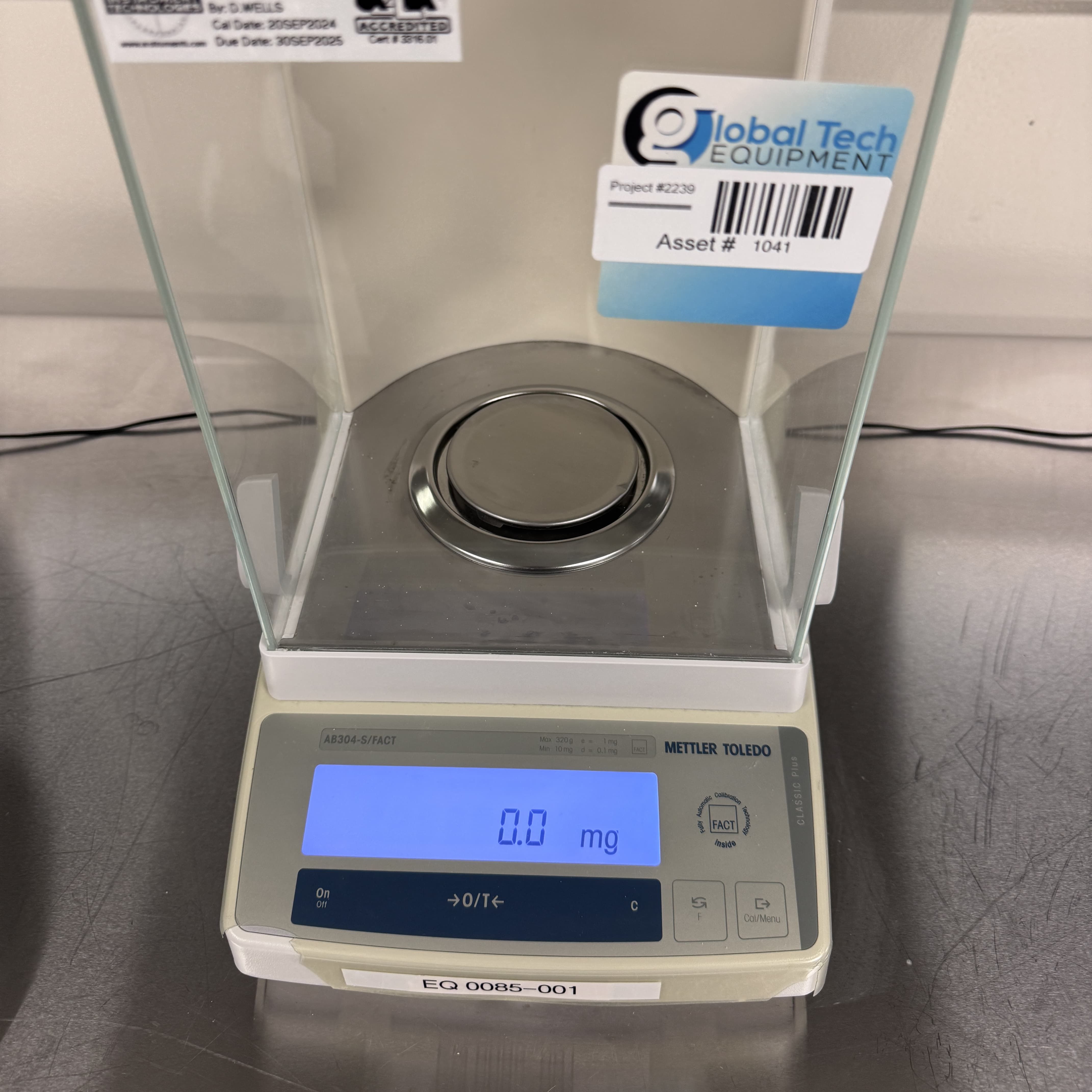 梅特勒-托利多 AB304-S/FACT 电子分析天平