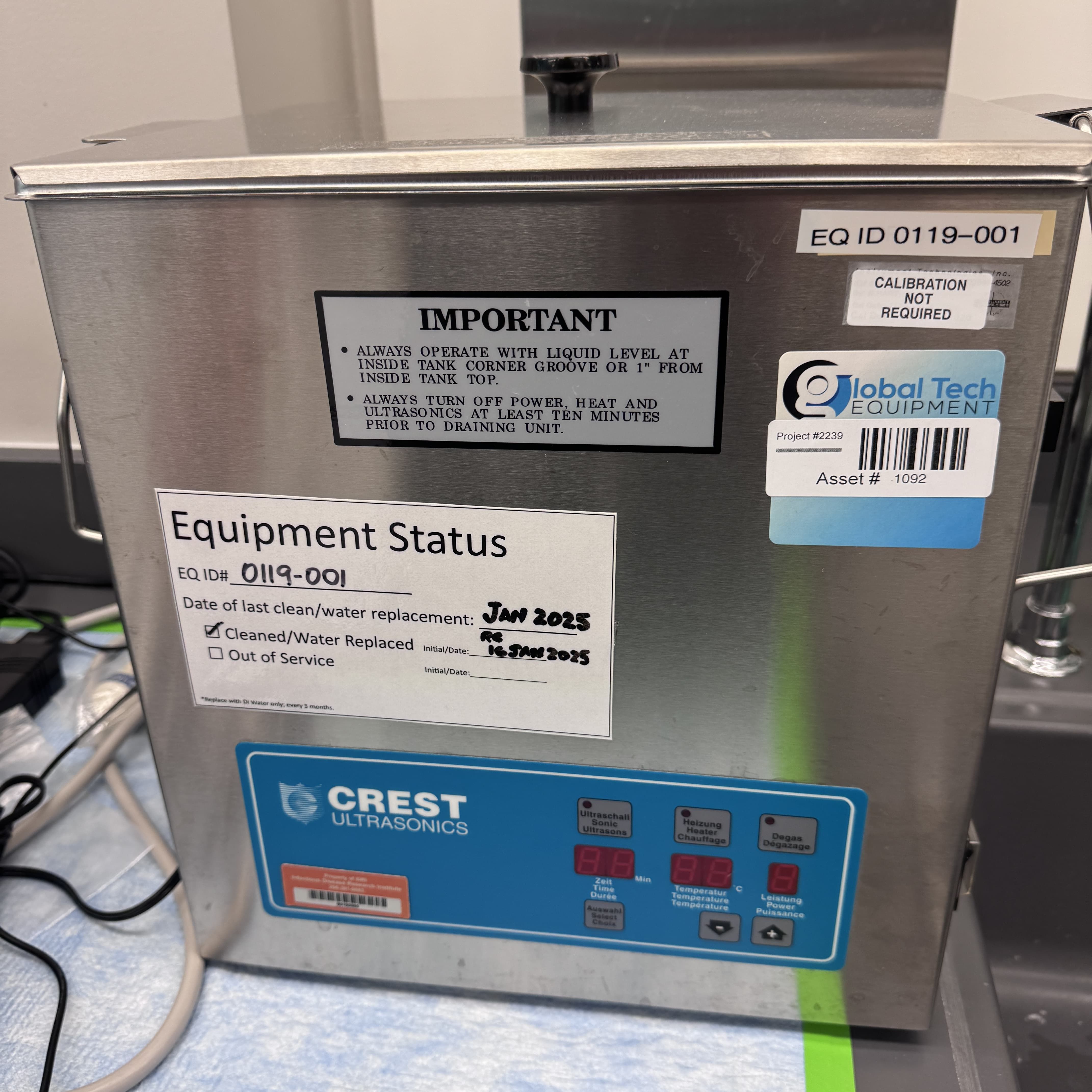 Crest 超声波清洗机