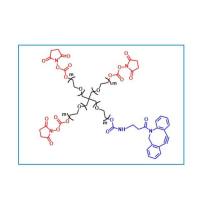 (NHS)3-4ARM-PEG-DBCO  四臂聚乙二醇三臂活性脂一臂二苯基环辛炔   异双官能团四臂衍生物