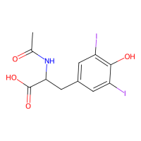 N-乙酰-3,5-二碘-L-酪氨酸,1027-28-7,≥98%,阿拉丁