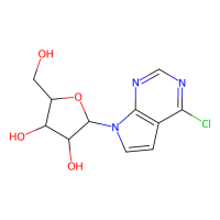 6-氯-7-脱氮嘌呤-β-D-核糖苷，16754-80-6，≥98%，阿拉丁