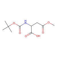 Boc-L-天冬氨酸-4-甲酯，59768-74-0，≥98%，阿拉丁
