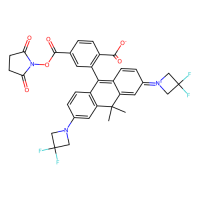 JaneliaFluor®585,SE,橙色染料，1811539-88-4，≥95%(HPLC)，阿拉丁
