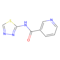 N-(1,3,4-噻二唑基)烟酰胺，51987-99-6，10mM in DMSO，阿拉丁