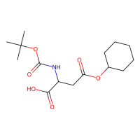 Boc-L-天冬氨酸4-环己酯，73821-95-1，≥99%，阿拉丁