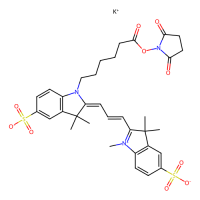 磺基-Cy3 琥珀酰亚胺酯，1424150-38-8，≥96%，阿拉丁