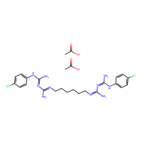 氯己定二乙酸盐水合物，206986-79-0，≥98%, bis(biguanide) antimicrobial，阿拉丁