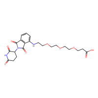 泊马度胺 4'-PEG3-酸,2138440-82-9,≥95%(HPLC),阿拉丁