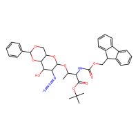 O-(2-叠氮-4,6-O-苯亚甲基-2-脱氧-α-D-吡喃半乳糖)-N-[(9H-芴-9-基甲氧基)羰基]-L-苏氨酸叔丁酯，195976-07-9，≥97%(HPLC)，阿拉丁