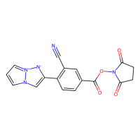 2-[2-氰基-4-[(N-琥珀酰亚胺氧基)羰基]苯基]-1,3a,6a-三氮杂戊搭烯，1933530-49-4，阿拉丁