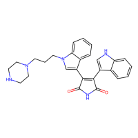 双吲哚基马来酰亚胺VII，137592-47-3，≥96%，阿拉丁