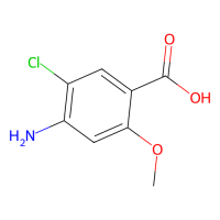 4-氨基-5-氯邻茴香酸，7206-70-4，≥98%(HPLC)，阿拉丁