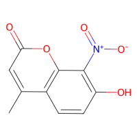 7-羟基-4-甲基-8-硝基香豆素，19037-69-5，10mM in DMSO，阿拉丁