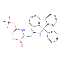 N2-[叔丁氧羰基]-N-(三苯甲基)-D-天冬氨酰胺，210529-01-4，≥98%，阿拉丁