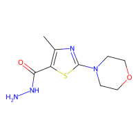 4-Methyl-2-(morpholin-4-yl)-1,3-thiazole-5-carbohydrazide，743444-75-9，10mM in DMSO，阿拉丁