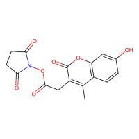 7-羟基-4-甲基香豆素-3-乙酸,琥珀酰亚胺酯，96735-88-5，阿拉丁