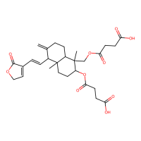 脱水穿心莲内酯琥珀酸半酯，786593-06-4，分析标准品, ≥99%，阿拉丁
