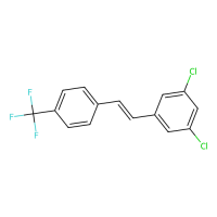 1,3-二氯-5-{(E)-2-[4-(三氟甲基)苯基]乙烯基}苯，688348-33-6，10mM in DMSO，阿拉丁