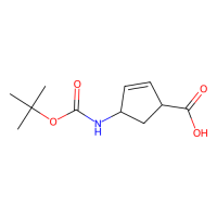 (1S,4R)-(-)-4-(Boc-氨基)-2-环戊烯羧酸，151907-79-8，≥98%，阿拉丁