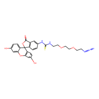 荧光素-PEG2-叠氮化物,1146195-72-3,≥95%,阿拉丁