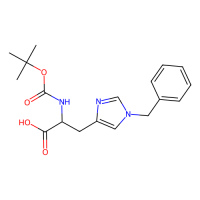 τ-苄基-Nα-(叔丁氧羰基)-L-组氨酸，20898-44-6，≥98%，阿拉丁