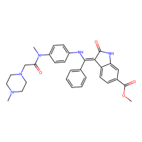 Nintedanib (BIBF 1120)，656247-17-5，Moligand™, 10mM in DMSO，阿拉丁