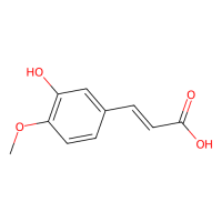 异阿魏酸，537-73-5，Moligand™, 分析标准品, ≥98%，阿拉丁
