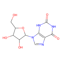 黄嘌呤核苷,146-80-5,10mM in DMSO,阿拉丁