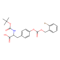 Boc-O-(2-溴苄氧羰基)-D-酪氨酸，81189-61-9，≥95%，阿拉丁