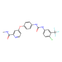 索拉非尼，284461-73-0，Moligand™, 10mM in DMSO，阿拉丁