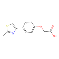 [4-（2-甲基噻唑-4-基）苯氧基]-乙酸，452345-64-1，≥97%，阿拉丁
